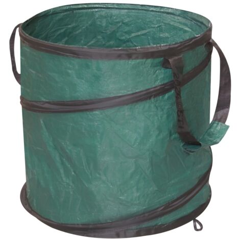 STI Sacco 1 x 85 Lt POPUP Automatico Giardinaggio Rifiuti Giardino Professionale Antistrappo Con Manici Ripiegabile Polietilene 100gr/mq