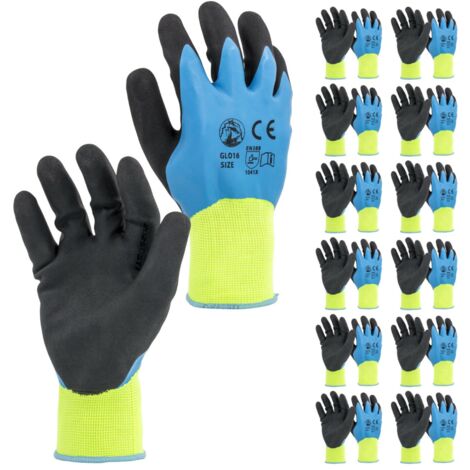 STI Guanti Impermeabili con palmo spalmato in lattice antiscivolo 7 S ( Pacco da 12pz )