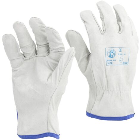 STI Guanti in Pelle Bianco Orlato alta qualità lavoro antinfortunistica 11 XXL 1 Paio