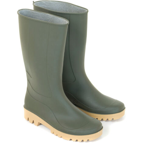 Stivale in pvc alto Verde tipo Comfort lavoro pioggia giardino n