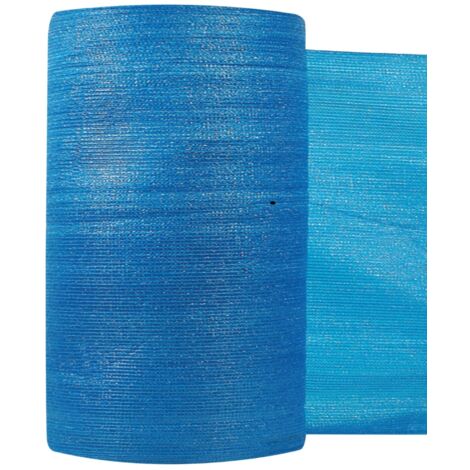 Rete Ombreggiante Ombra Telo Blu Frangisole Frangivista Recinzione H 300cm x50mt STI (1/3)