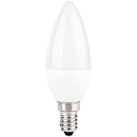 Lampadine LED E14 5,5w 3000k Calda altissima qualità Candela Oliva STI