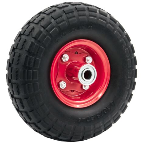 STI Ruota Piena Antiforatura per Carrello Porta Pacchi porta casse diametro 4.10/3.50-4 260x85