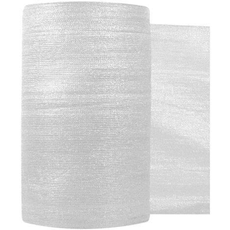 Rete Ombreggiante Ombra Telo Bianco Frangisole Frangivista Recinzione H. 300cm x 50mt