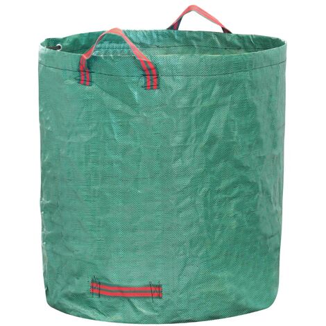 STI Sacco 400Lt Giardinaggio Rifiuti Giardino Professionale Antistrappo Con Manici Ripiegabile