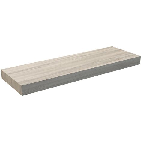 Encimera Baño Madera Suspendida  Espesor 8cm  Pino Gris 140 cm X 46 cm (1/5)