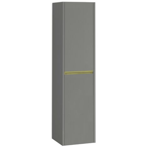 Columna Baño Suspendida 1 Puerta  140 x 34,9 x 32,2cm Mist Tirador Oro