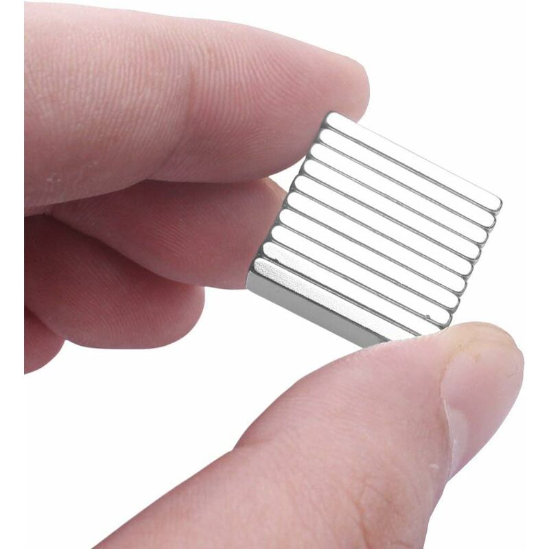 Leistungsstarker Seltenerd-Magnet, 20 Stück Superstarker Neodym-Magnet für  Heimwerker, Handwerk, Wissenschaft und Industrie – 20 x 10 x 2 mm (20 Stück)