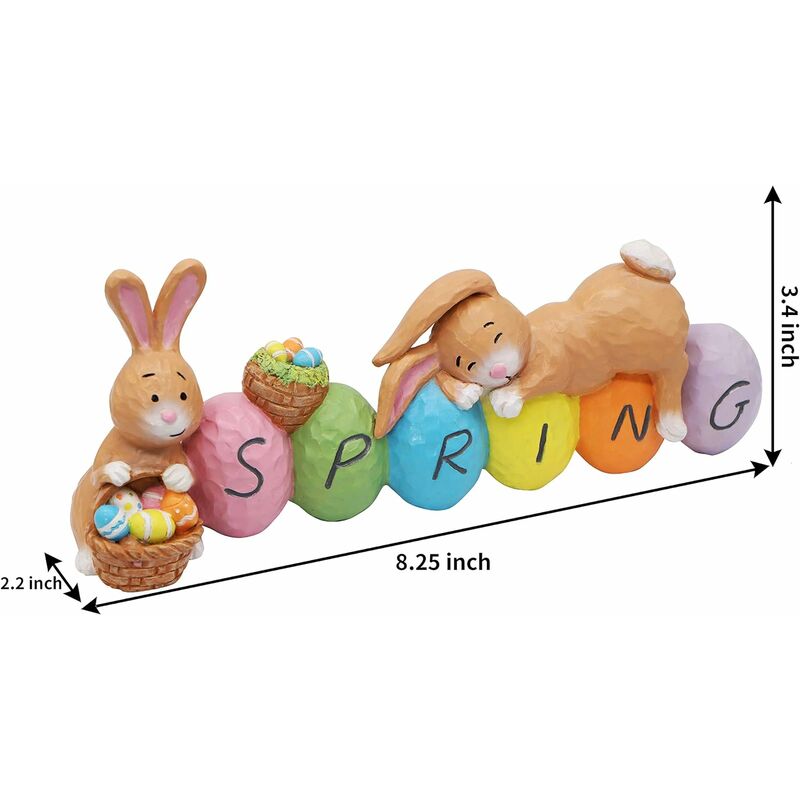 Spring Easter Home Craft für Style Ei Ostern, und Decor Frühlingsdekoration, Hase