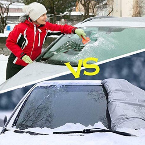 Auto-Windschutzscheiben-Schneeschutz, doppelseitiges Design, Schnee, Eis,  Frost, UV-Schutz, Sonnenschutz für alle Autos, Lkws