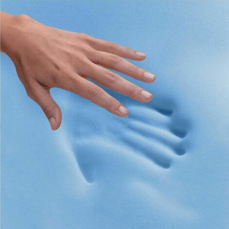 Touch Cool Blue Orthopedic Memory Foam Mattress - 4ft6 7