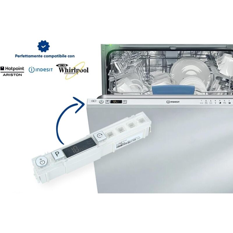 Motore lavastoviglie Hotpoint Ariston Indesit Whirlpool C00302488 - Rossi Ricambi