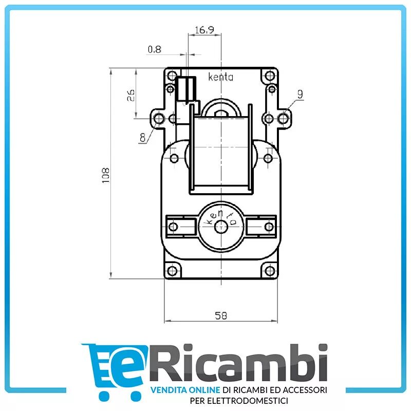 Motoriduttore Kenta Per Stufa Pellet - Pacco 40mm 5rpm Ricambio - Foto 14