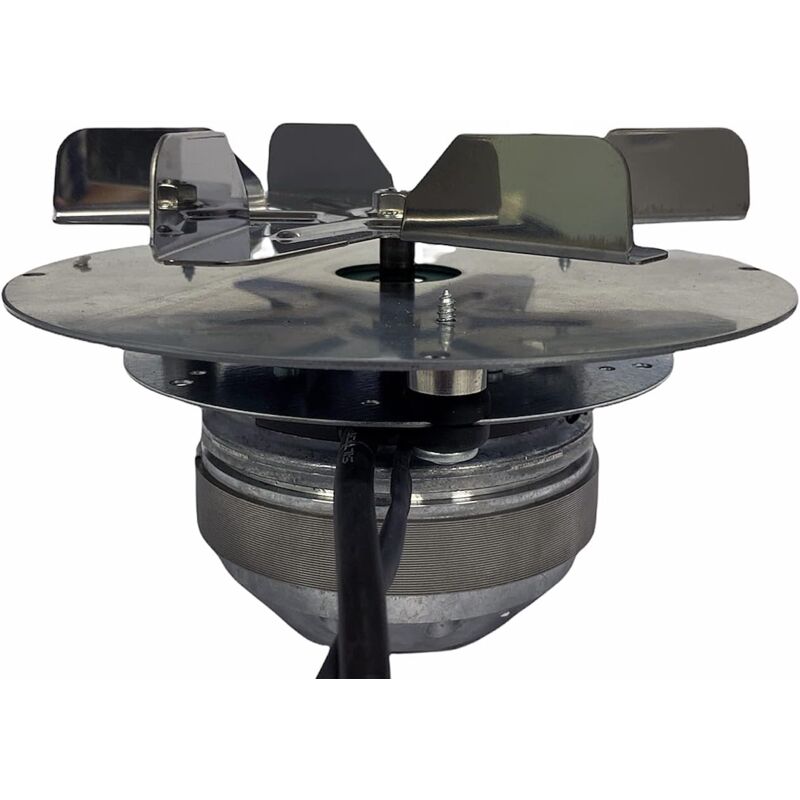 Estrattore Aspiratore Fumi per Stufe a Pellet, con Encoder EBM R2E150-AN91-13,  Ventola Ø 150mm, Potenza 32W, Giri fino a 2400 RPM, Portata Massima: di 185  m3/h