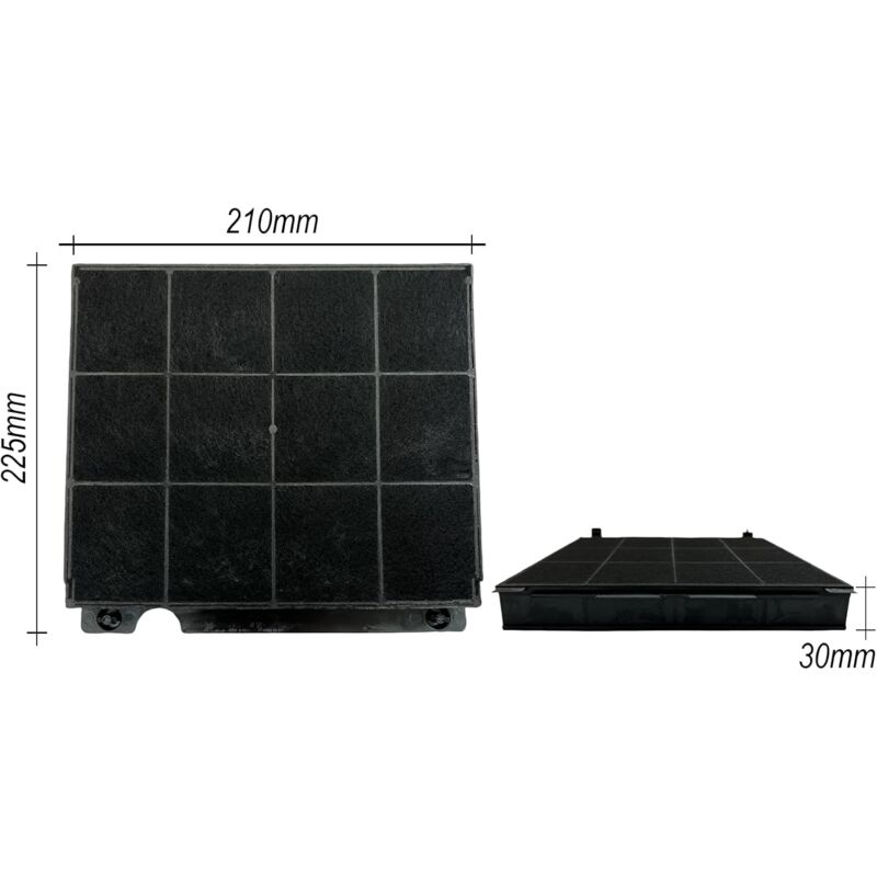 Filtro Carbone Attivo Per Cappa Elica F00333 - Compatibile Con Modelli Elica Claire, Circus, Sempione - Foto 2