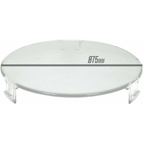 Marel Shop Plafoniera Copertura Lampada Per Cappa 170x65 Mm - Diffusore Luce Compatibile Con Elica, Whirlpool E Altri Modelli (JDK9000W, JDL5320B, AKB063...) - 3