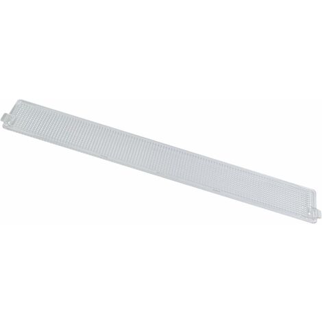 eRicambi®, Plafoniera Diffusore Coprilampada Rettangolare per Cappa Cucina, Compatibile con Gorenje Pelgrim TurboAir Aeg Rex Electrolux Whirlpool, Dimensioni: 373x60 (mm)
