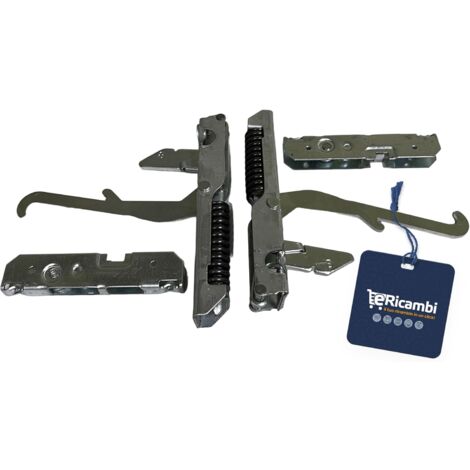 Kit Cerniere Porta Forno Compatibile con SMEG FRANKE LOFRA BOMPANI TECNOGAS - Dimensioni: 155x145mm, 111x12.7mm - Modelli 3C54, 9FAGON e altri