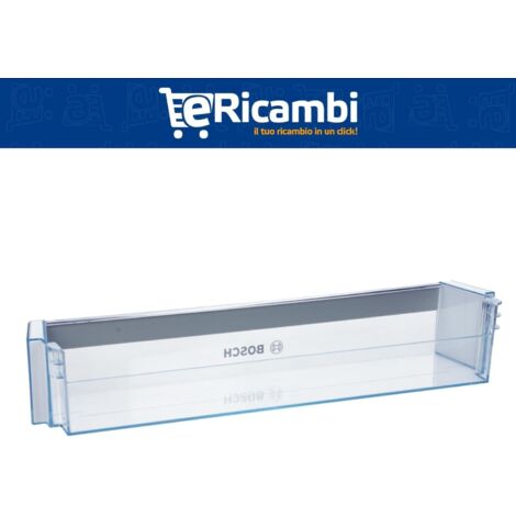 Balconcino Portabottiglie Per Frigorifero Franke – Ricambio 133.0060.237 Per FCB320/M E FCT280/M – Plastica Resistente Trasparente