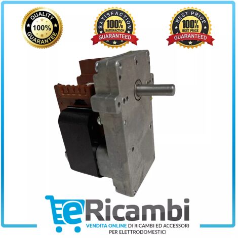 Ricambio Motoriduttore 5rpm 8.5mm Albero Cavo 8.5mm Motoriduttore Per Stufe A Pellet 5rpm - , 220V Ricambio Per Stufe Karmek E Deville - 12