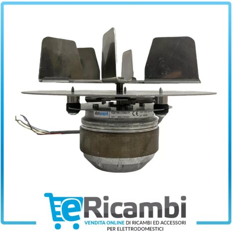 Easyricambi Estrattore Aspiratore Fumi EBM PAPST R2E180 AH05 27 Originale Per Stufe A Pellet – 115W, 2600 RPM - 2