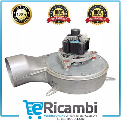 Estrattore Fumi Stufa a Pellet Aspiratore Fandis Girante Acciaio Inox + Encoder