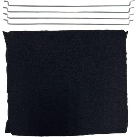 Filtro Carbone Rigenerabile Long Life Antiodore per Cappa Aspirante, Dimensioni: 275x240 (mm) F00439 - Mod. 31 Per Modelli Easy Elektra Ico Jasmine