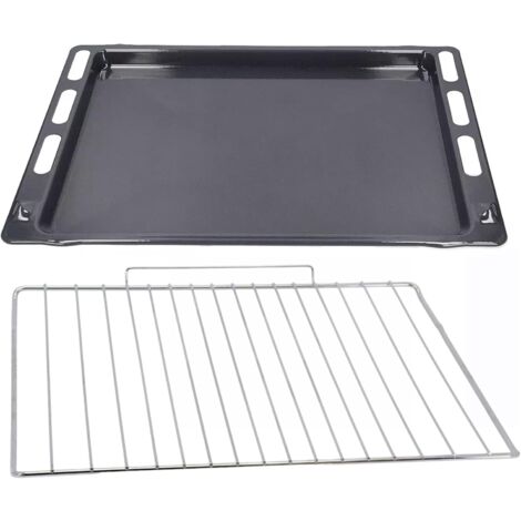 Kit Leccarda + Griglia per Forno Hotpoint Ariston Indesit Whirlpool Ignis Ikea, Dimensioni: 477x370 mm IFW HAO FSM FSL FMA DFW