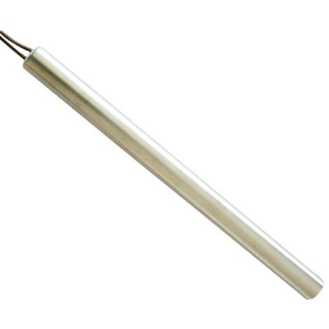 Ricambi Pellet Candeletta Resistenza Cartuccia Accensione per Stufe a Pellet Caldaie e Bruciatori, Esecuzione Diritta Ø 10mm Lunghezza Totale 180 mm 320W HT62701