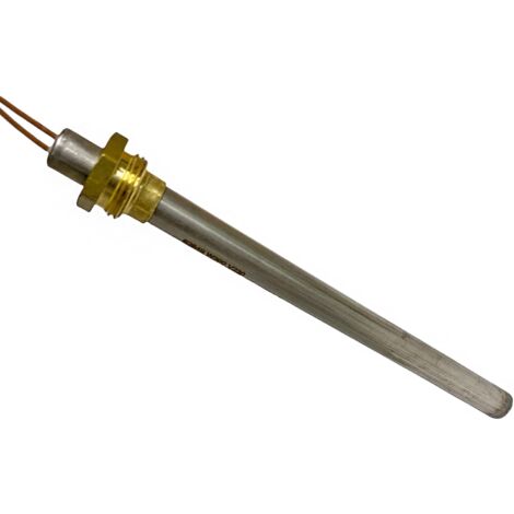 Ricambi Pellet  Candeletta Resistenza Accensione per Stufa a Pellet  Raccordo Filettato 3/8" GAS  Diametro 9,5mm 350W Lunghezza Totale 150mm
