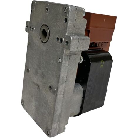 Motoriduttore K9115006 Kenta serie 911 per Stufe a Pellet, Velocità 1,5rpm, Pacco Lamellare 30mm, Ø Albero 8,5mm, Senso di Rotazione Oraria, Spianatura Doppia, Karmek One