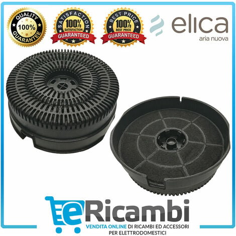 Filtri Carbone Cappa Bosch Elica Whirlpool 143x50mm Mod.58