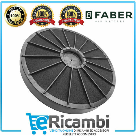Filtro Cappa ai Carboni Attivi Foro Centrale Ø 23,3 cm Faber Ariston Flaminia