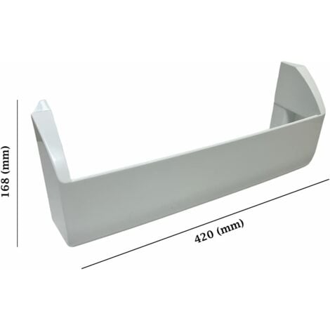 Ripiano Mensola Balconcino Adatto per Aeg Rex Electrolux Zanussi, Colore  Bianco Opacizzato, Ultima Versione più Resistente, Dimensione: 420x168 (mm)  per Modelli FI243FA FI1510FA