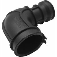 eRicambi® Manicotto Tubo Curvo Pozzetto Raccordo per Elettropompa Compatibile con Lavastoviglie Hotpoint Ariston Indesit, Diametro 45 (mm) Modelli: ADG - BCI - DFG - DSI - HFC - LFF