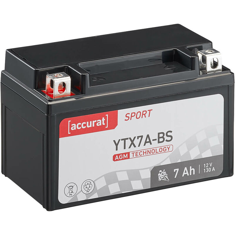 Yuasa YTX14-BS AGM 12Ah Motorradbatterie (DIN 51214)