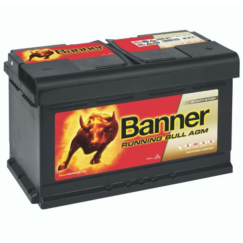 Banner Running Bull AGM 80Ah 58001 Autobatterie 12V