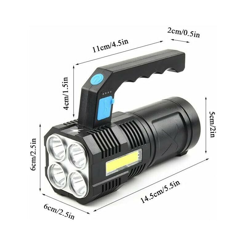 Mini lampes de poche portables V3, rechargeables par USB, lampe de travail LED étanche, lampe torche porte-clés pour l'aventure en plein air, le camping et la maison Mini lampes de poche portables V3, rechargeables par USB, lampe de travail LED étanche, lampe torche porte-clés pour l'aventure en plein air, le camping et la maison