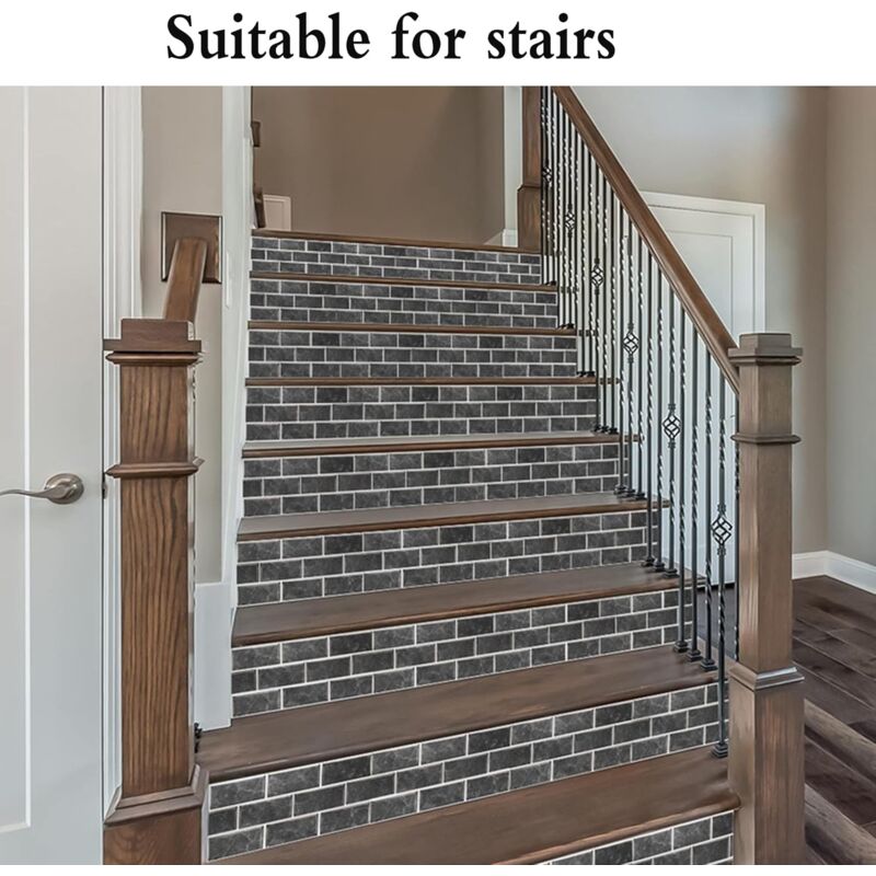 ConBlom - Sticker Mural En Vinyle De 15x15 Tuiles, Tuiles Murales Imperméables De PVC, Décoration D'art Pour La Cuisine, Le Salon, La Salle De Bains