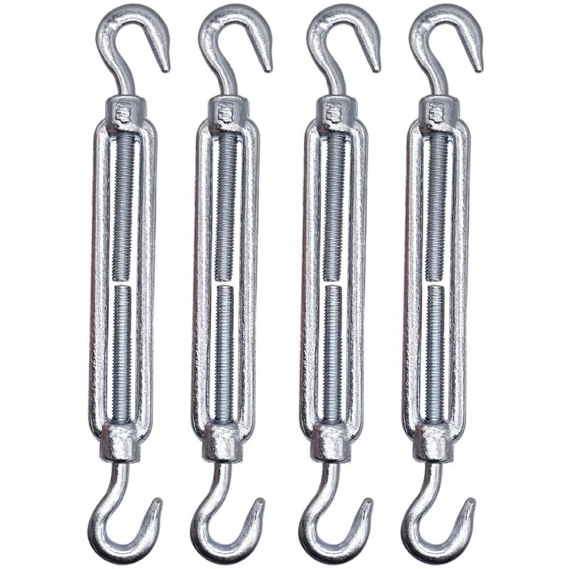 PATIKIL 5.3x6mm Fil Corde Clips, 20 Pcs Acier Câble Pinces 3.5mm Unique Trou Fil Serrure Corde Raccords Clip Avec M4*0.7 Vis Pour Câble - 3