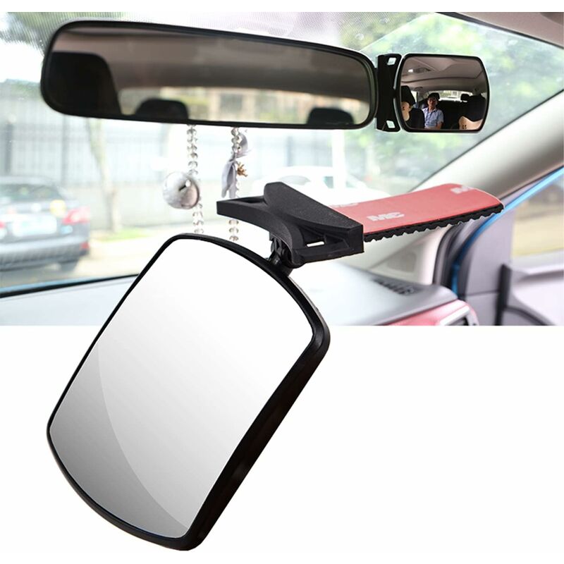 Accessoire Voiture Parent Miroir Voiture Bébé 360° - Rétroviseur Incassable Pour Siège Arrière - Observation Bébé En Conduisant Sécurité Conduite Enfant