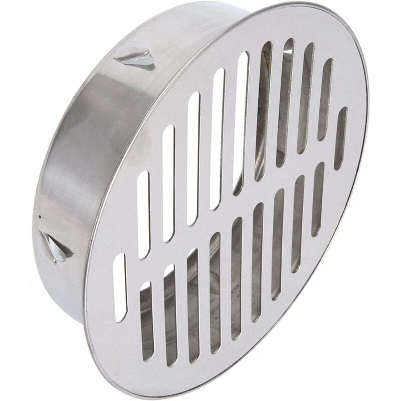 Siphon De Sol Rond Acier Inoxydable - Anti-Blocage - Pour Balcon, Terrasse, Toit - 4 Tailles Au Choix (50/75/110/160 Mm)