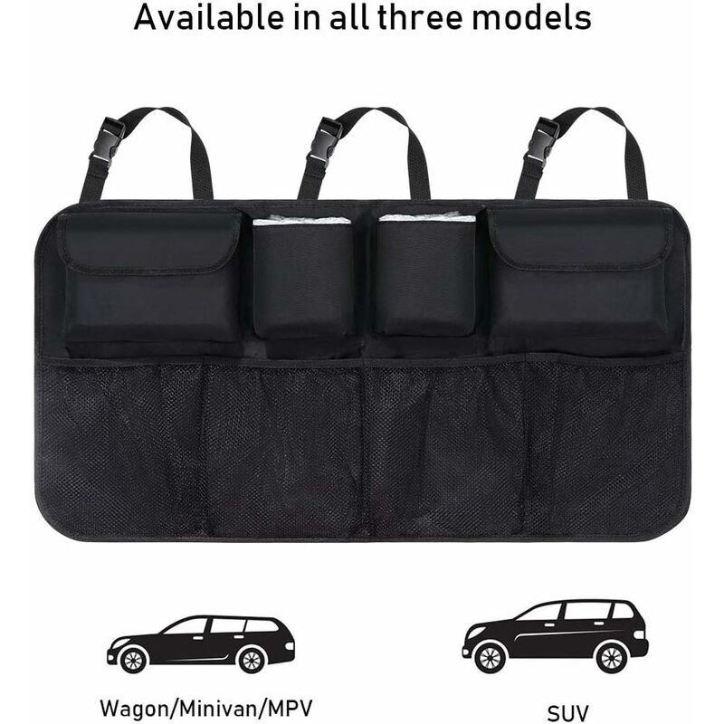 Sac Organisateur Coffre De Voiture Ergocar 70L - Rangez Votre Coffre Facilement