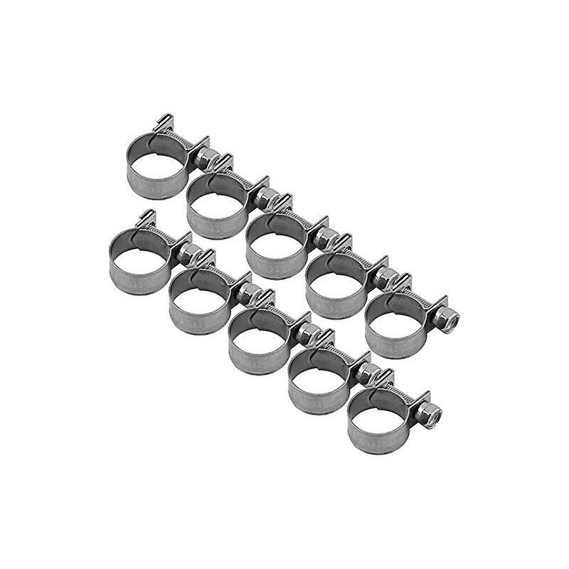 50 Colliers De Serrage à Ressort En Acier Au Manganèse – 12 Mm – Noir – Pour Tuyaux Carburant, Eau, Silicone - 7