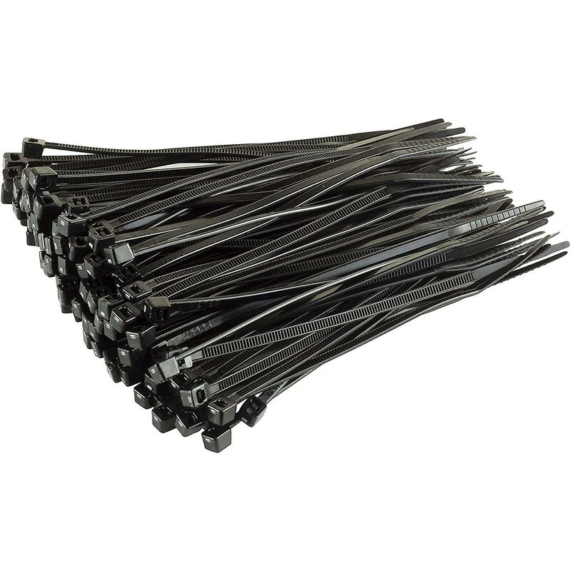 AIPERQ Lot de 100 colliers de serrage longs - 350 mm x 8 mm - Résistants aux UV - Résistants à