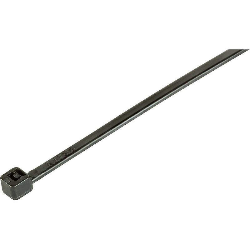 Serre-câbles Réutilisables Packivo - Lot De 100, 3,6x150 Mm, Noir - Résistants Aux UV, Pour Bureau, Atelier, Jardin