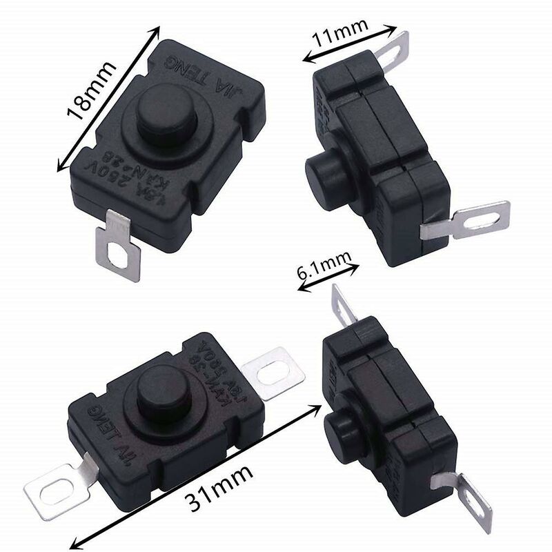 ZIAYI Micro-interrupteurs Interrupteur à Bascule 5Pcs R Series 32x25mm