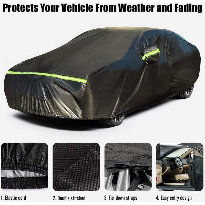 pour hayon - Demi-housse de voiture imperméable pour l'hiver, pare-soleil,  Protection contre la poussière, la