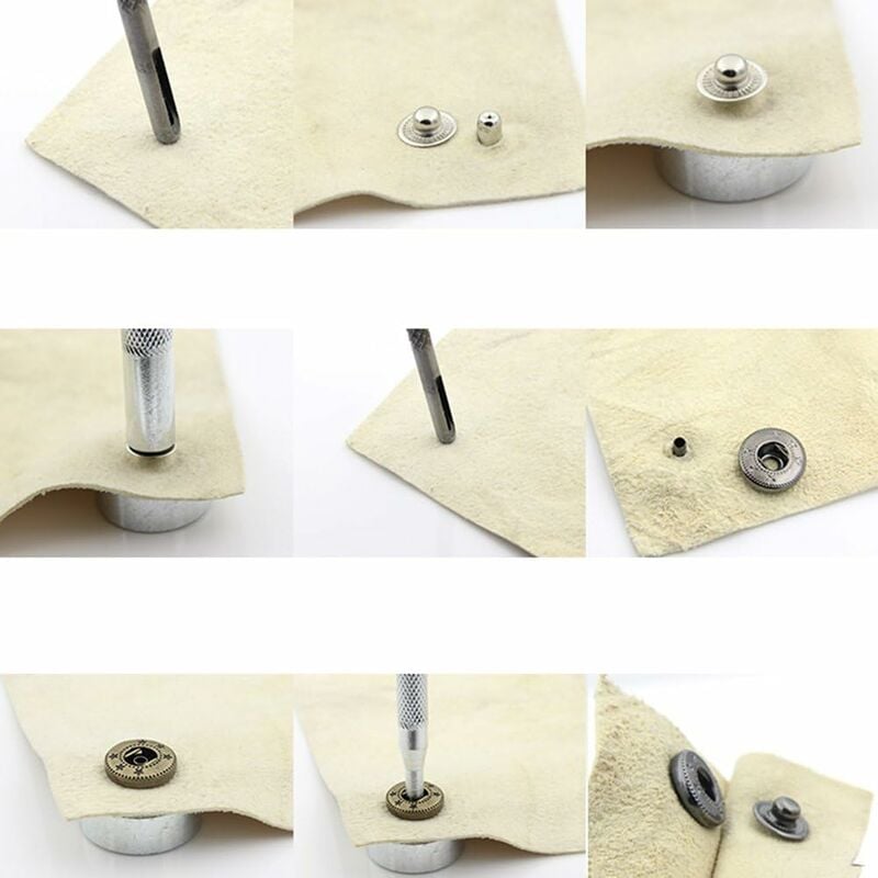 Accessoires Maroquinerie | LOT D'OUTILLAGE GRIFFE Ø 15 mm | Oeillets,  rivets, boutons-pression, boucles, outillage