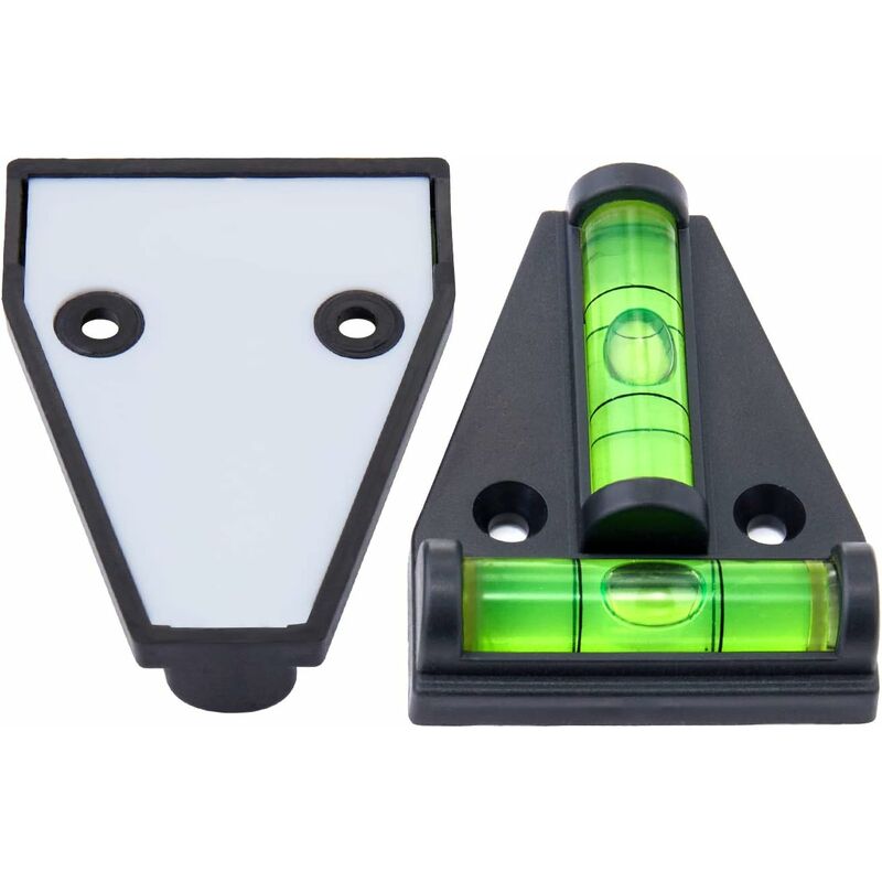 Lot De 3 Niveaux à Bulle Magnétiques En T - Mini Niveau De Précision Pour Camping-Car, Bricolage, Alignement Meubles Et Cadres